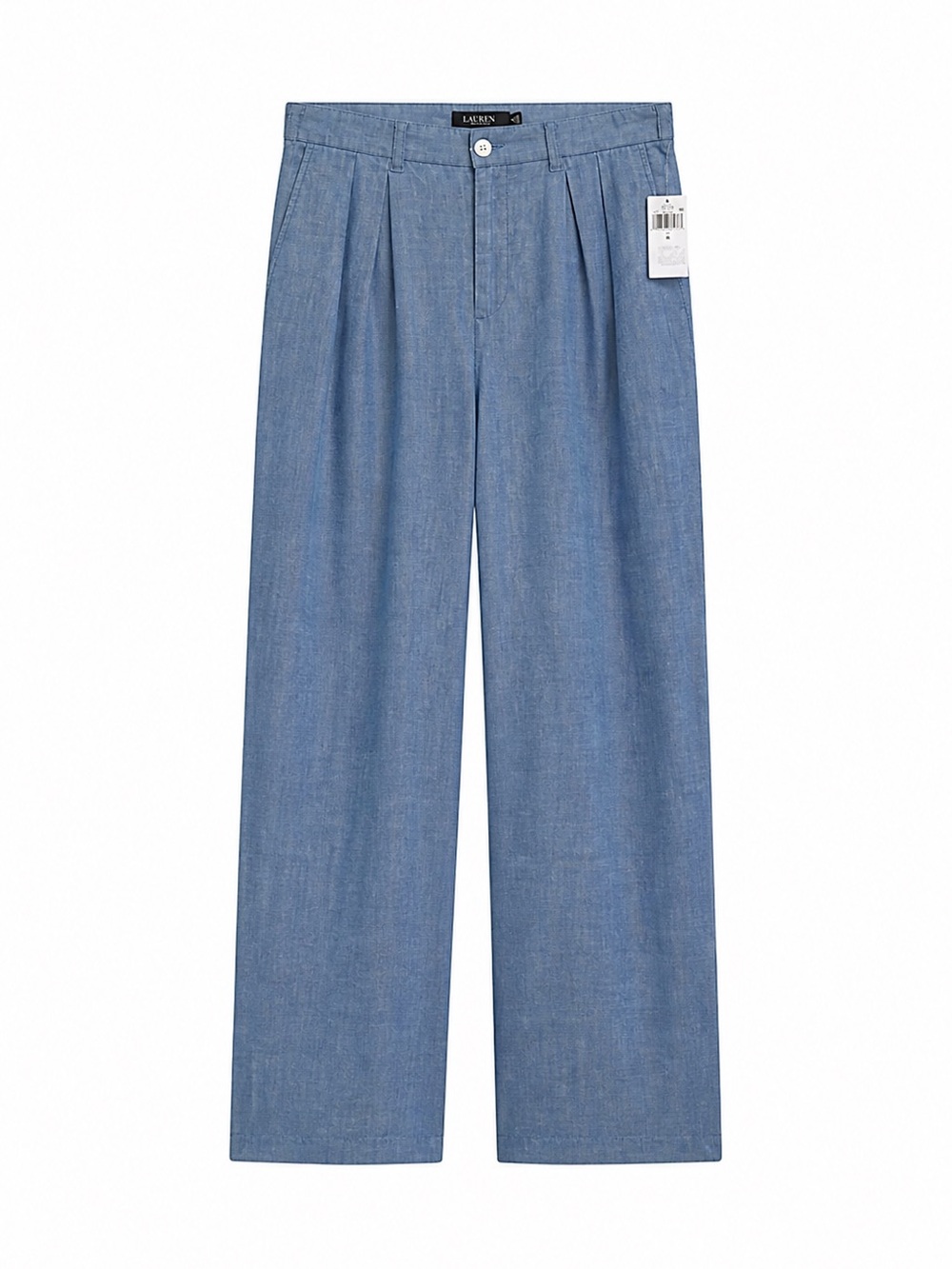 Ralph Lauren Light Blue Wide-Leg Boot Cut Pants